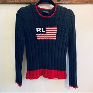 Vintage Polo Ralph Lauren—American Flag Sweater